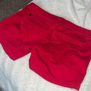Red Volcom shorts size 5